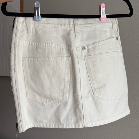 Givenchy Cream Denim Skirt - Picture 2 of 7